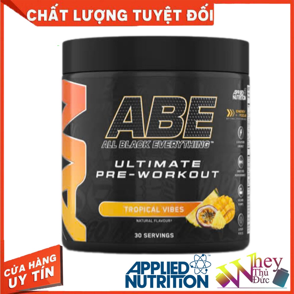 ABE Ultimate Pre-Workout 30 Servings vị Mâm Xôi – Tăng Sức Bền, Tăng Pump Cơ & Tập Trung