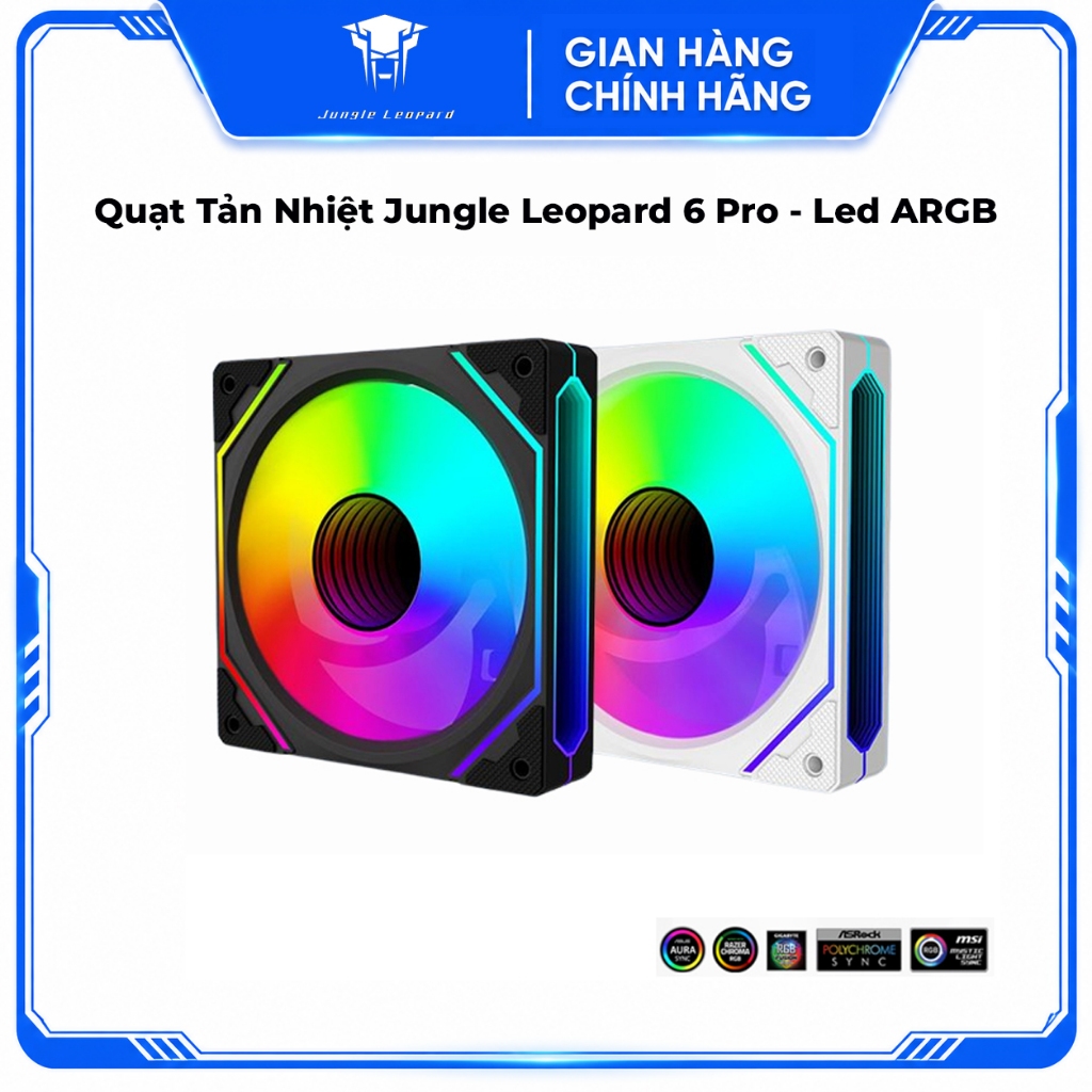 Quạt Tản Nhiệt Jungle Leopard 6 Pro - Led ARGB