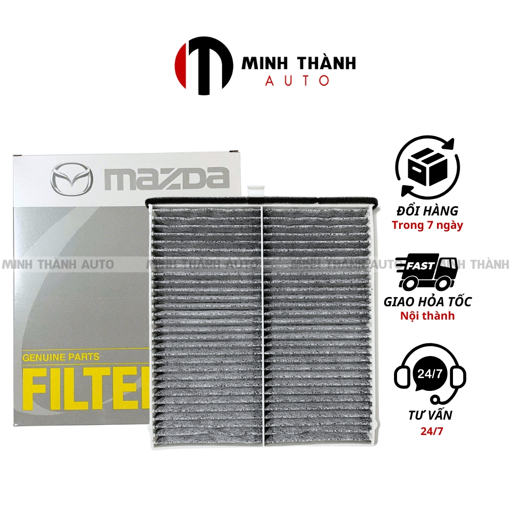 Lọc gió điều hòa than hoạt tính xe Mazda 3 (14-18), Mazda 6(14-23), Mazda CX5(13-24) mã OEM: KD45-61