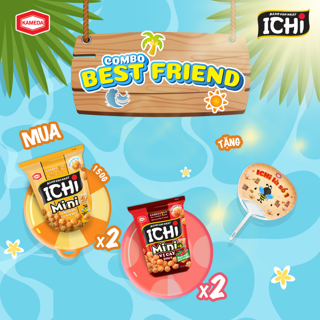 Best friend [Tặng 01 quạt độc quyền] combo 02 ICHi mini 150 và 02 ICHi mini cay