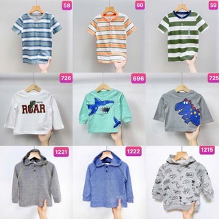 Size 6M (5-6kg)-Áo quần bé trai xuất xịn(áo/quần/áo khoác/ đồ bộ và phụ kiện các loại...)