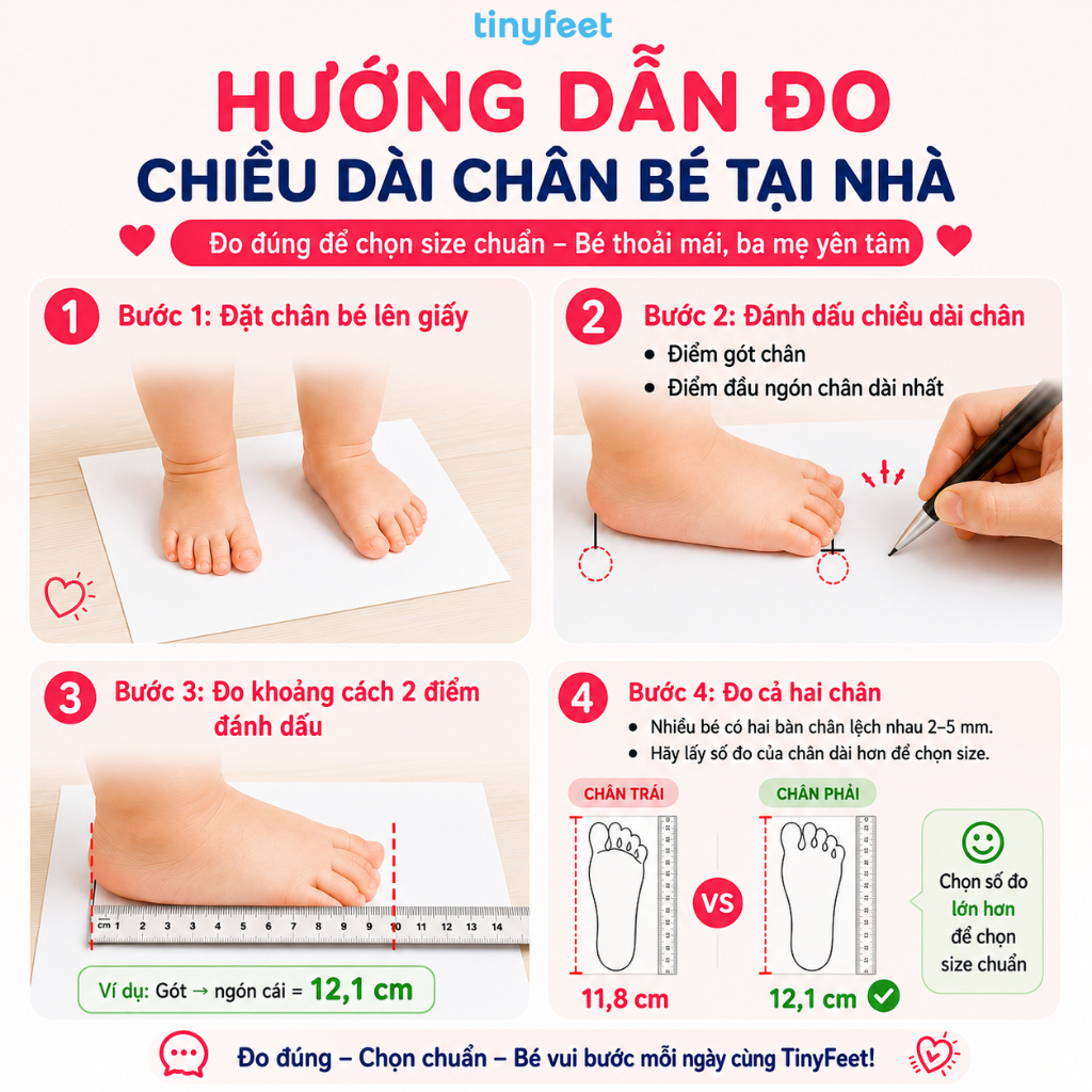 Sandal Tập Đi Cho Bé Siêu Nhẹ TINYFEET TN04 Dép Tập Đi Cho Bé Trai Bé Gái 1 Tuổi 2 Tuổi 3 Tuổi | BigBuy360 - bigbuy360.vn