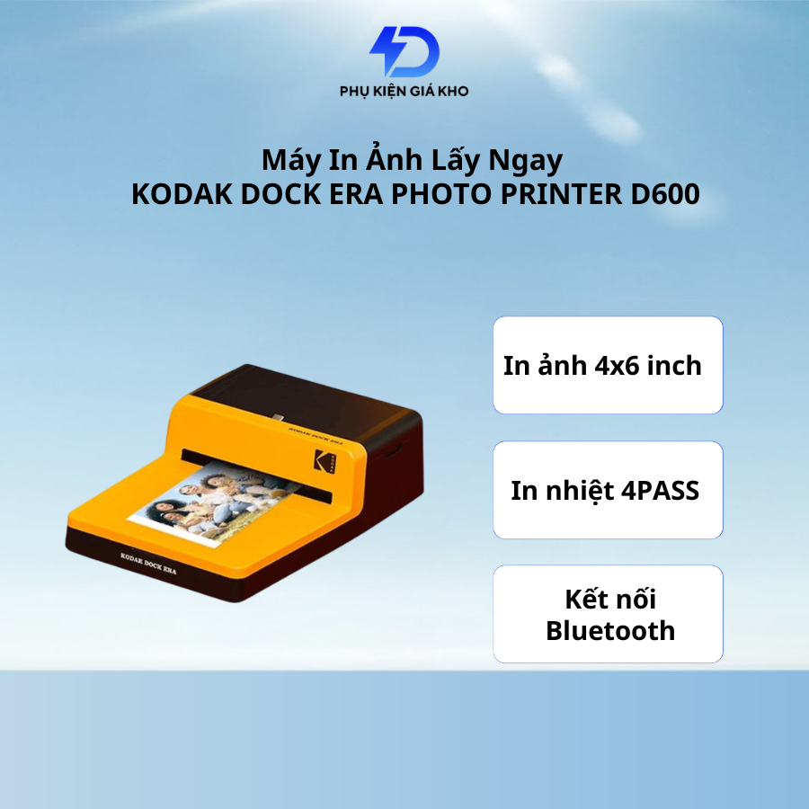 Máy In Ảnh Lấy Ngay KODAK DOCK ERA PHOTO PRINTER D600