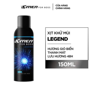 Xịt Khử Mùi XMen For Boss 150ml – Hương Nước Hoa Nam Tính, Khử Mùi Hiệu Quả, Thơm Lâu Suốt Ngày
