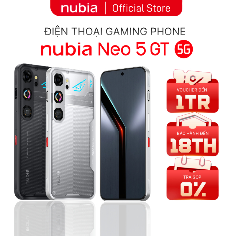 [Live] Điện thoại gaming Nubia Neo 5 GT I Màn AMOLED 144Hz I 3 Công Nghệ Tản Nhiệt I Pin 6210mAh sạc