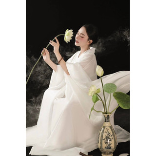 sét choàng trắng 2 lớp kèm chân váy