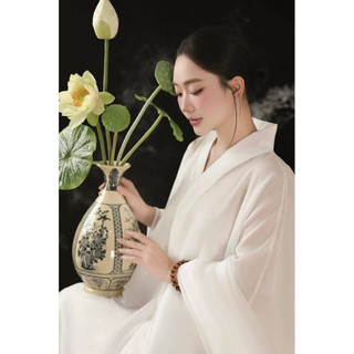 sét choàng trắng 2 lớp kèm chân váy