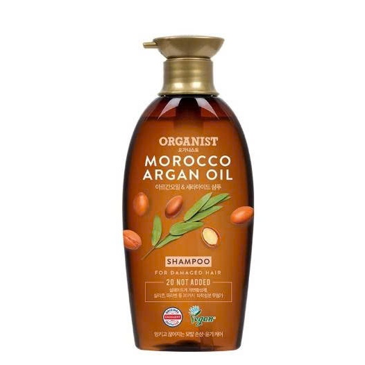 Dầu Gội Organist Argan & Repair Shampoo Tinh Dầu Morocco Argan Dành Cho Tóc Hư Tổn 500ml