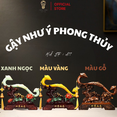 Gậy Như Ý Phong Thủy A11 - Mang Đến Tài Lộc, May Mắn, Quyền Uy - Quà Tặng Tân Gia Decor Phòng khách
