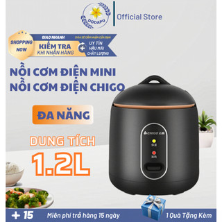 Nồi Cơm Điện Chigo Đa Năng Tráng Chống Dính, Nấu Hầm Cháo Phù Hợp Cho 2 Người Lớn