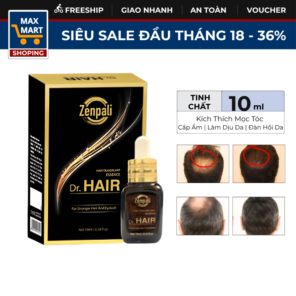[ Hàng Chính Hãng] Tinh Chất Serum Kích Mọc Tóc Dài Mi Dr Hair - Mọc Tóc Dr Hair Zenpali