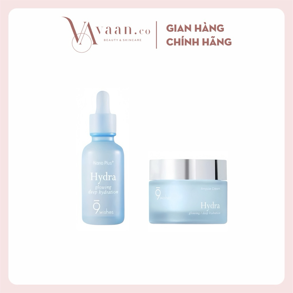 Tinh chất & Kem dưỡng 9wishes Hydra Ampule Nano Plus+