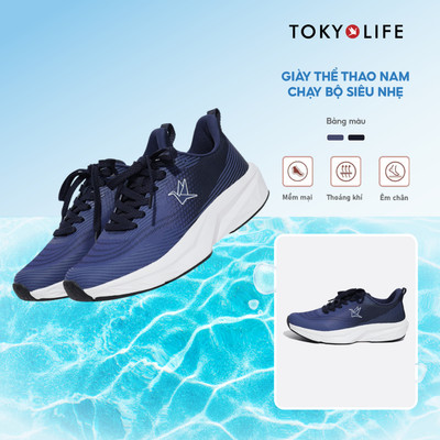 Giày thể thao nam chạy bộ siêu nhẹ êm chân thoáng khí TOKYOLIFE 40005321
