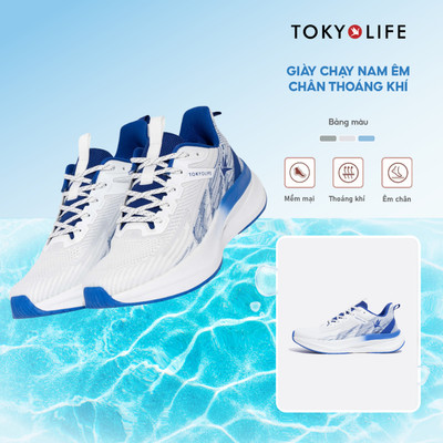 Giày chạy thể thao nam siêu nhẹ êm chân thoáng khí TOKYOLIFE 40003734