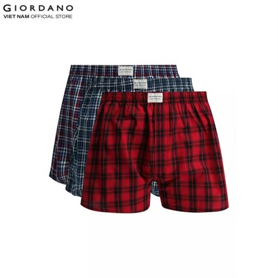 GIORDANO Set 3 Quần Lót Nam Boxers 01174119