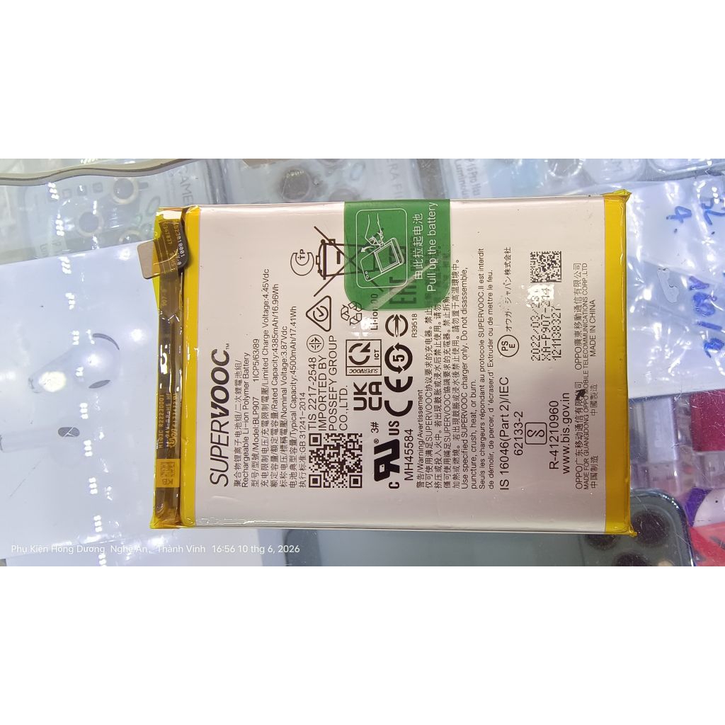 BLP907 PIN ZIN oppo BÓC MÁY BLP907