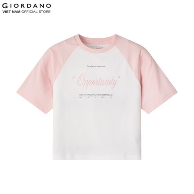 GIORDANO Áo Thun Ngắn Tay Trẻ Em City Wander Tee 3025612