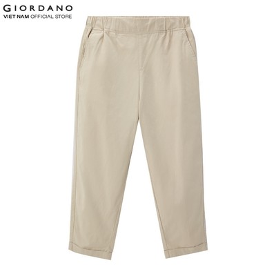 GIORDANO Quần Lửng Nữ Cotton Capri Long Pants 5425256