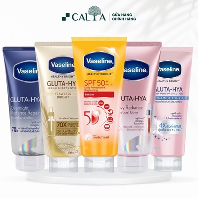 Sữa Dưỡng Thể Vaseline Healthy Bright Đủ Loại, Dưỡng Trắng, Dưỡng Ẩm Ngày Và Đêm Cho Mọi Loại Da