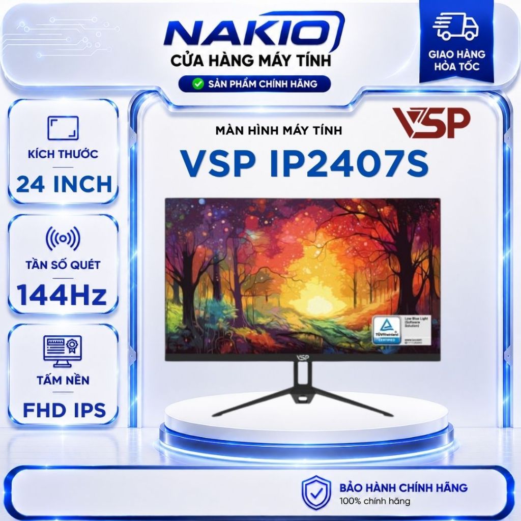 Màn hình VSP IP2407S (24 Inch / FHD / IPS / 144Hz / 1ms)
