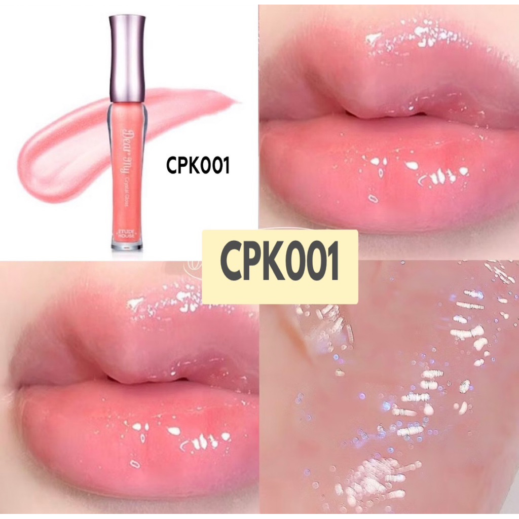 [NGỌT NGÀO XAO XIẾN] SON BÓNG KIM TUYẾN E TÚT HAO DEAR MY CRYSTAL GLOSS CPK001