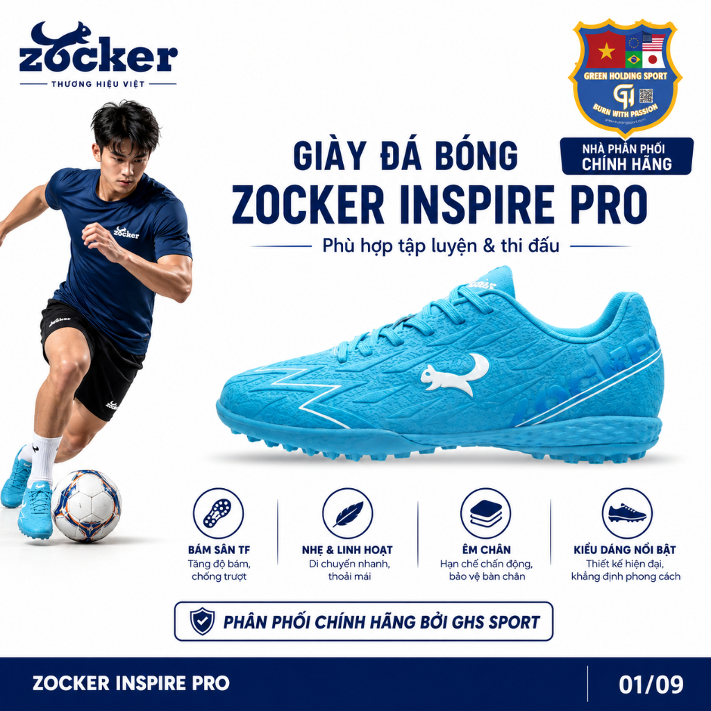Giày Đá Bóng Zocker Inspire Pro 2
