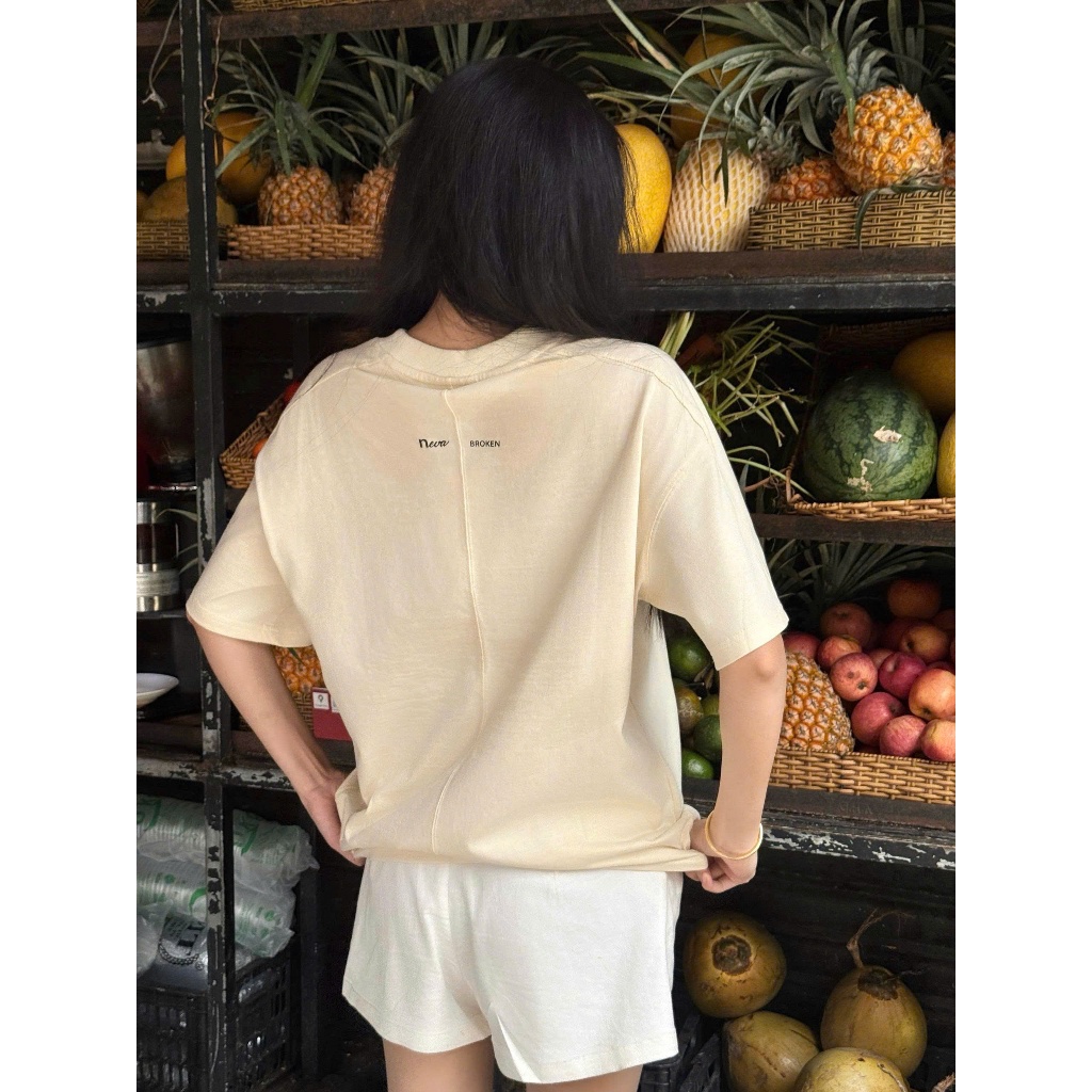 [NEW] Áo Thun Boxy Broken Nevasome Cotton 250gsm Local Brand Tay Lỡ Form Boxy Rộng Nam Nữ Menswear Womenswear | BigBuy360 - bigbuy360.vn