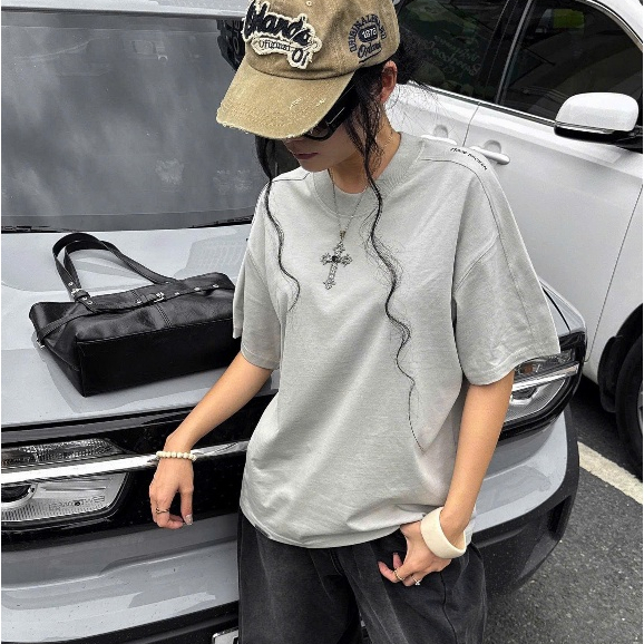 [NEW] Áo Thun Boxy Broken Nevasome Cotton 250gsm Local Brand Tay Lỡ Form Boxy Rộng Nam Nữ Menswear Womenswear | BigBuy360 - bigbuy360.vn