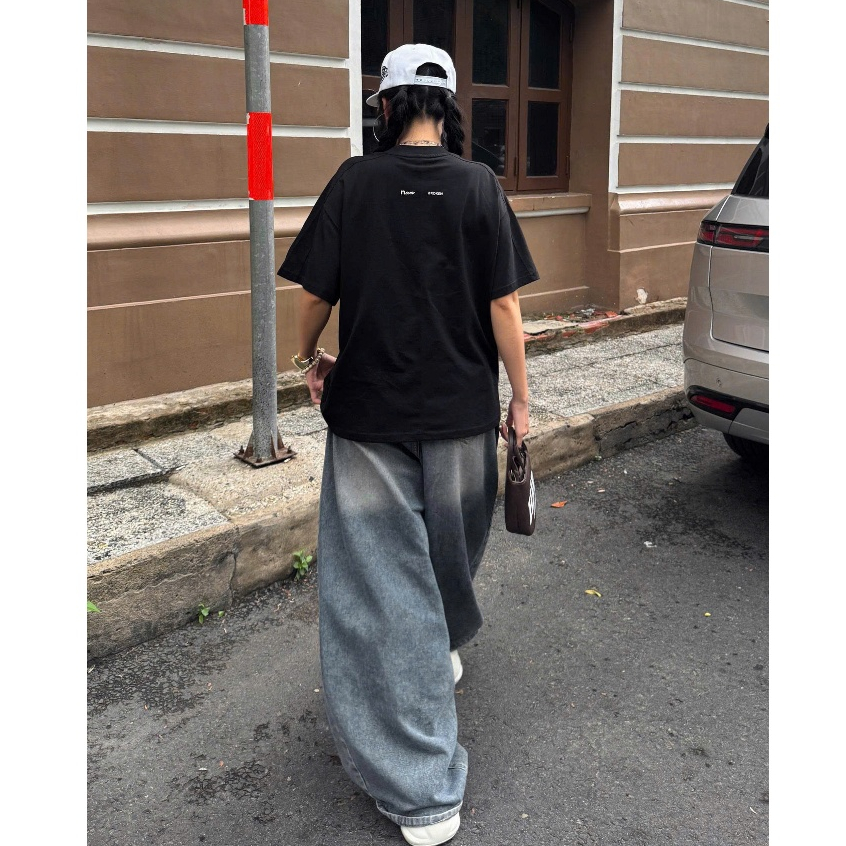 [NEW] Áo Thun Boxy Broken Nevasome Cotton 250gsm Local Brand Tay Lỡ Form Boxy Rộng Nam Nữ Menswear Womenswear | BigBuy360 - bigbuy360.vn
