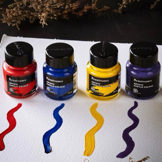 Hủ màu Acrylic 20ml Renaissance ( Thái Lan) - vẽ trên mọi chất liệu - 17 màu sắc