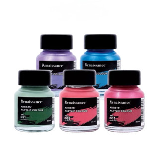 Hủ màu Acrylic 20ml Renaissance ( Thái Lan) - vẽ trên mọi chất liệu - 17 màu sắc