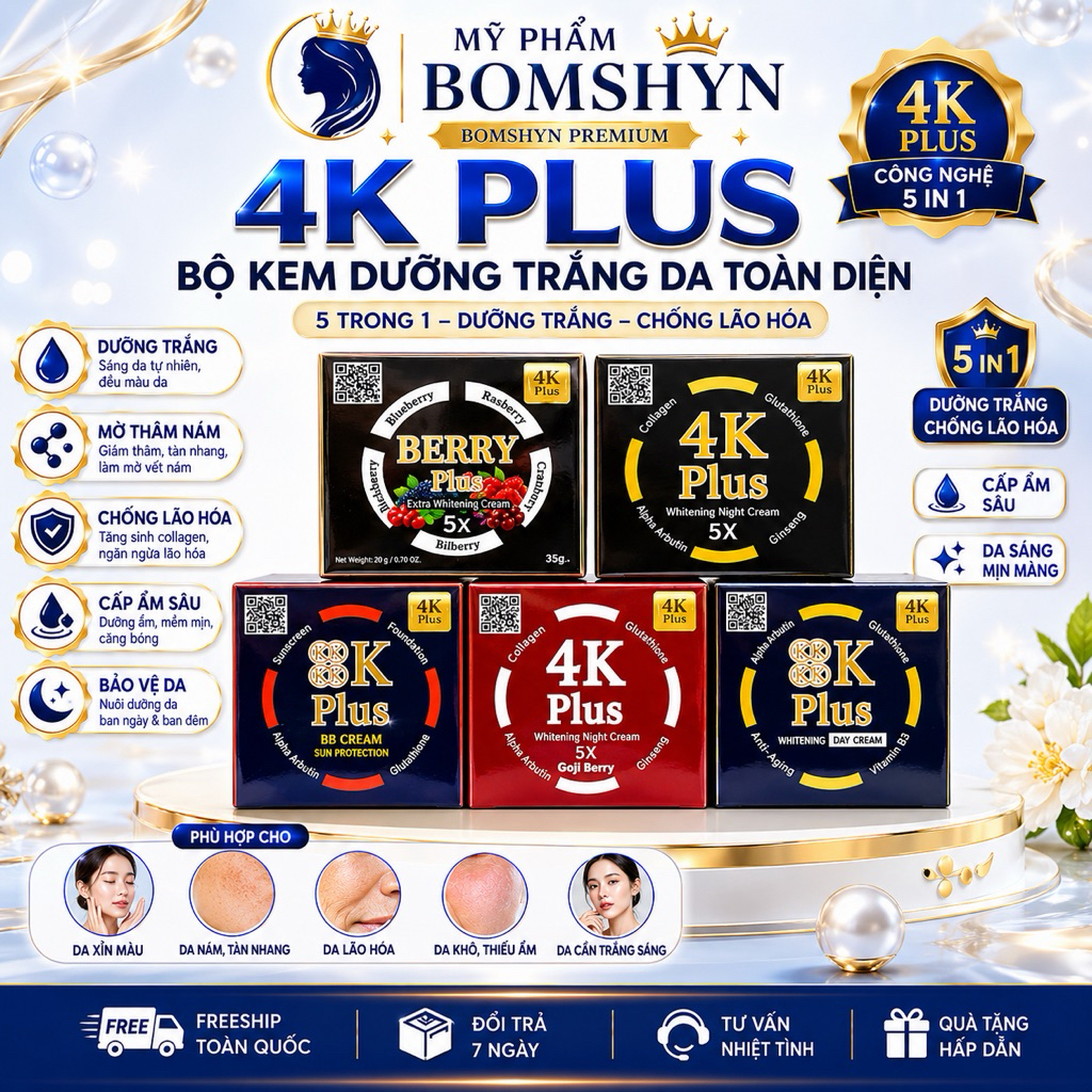 Kem 4K Berry Plus 5x Thái Lan: Review Thật Trước Khi Mua