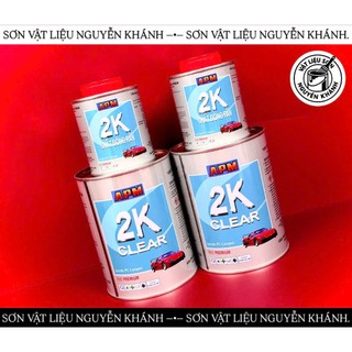 Sơn Bóng 2K Clear APM – Sơn Bóng 2 Thành Phần Acrylic PU Lacquer Phủ Bóng Xe Máy Ô Tô