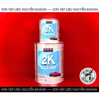 Sơn Bóng 2K Clear APM – Sơn Bóng 2 Thành Phần Acrylic PU Lacquer Phủ Bóng Xe Máy Ô Tô