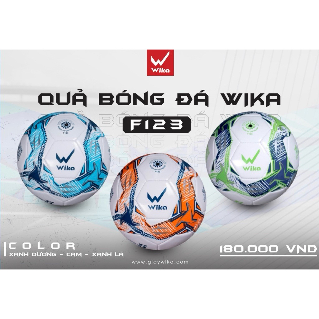 Quả bóng đá Wika F123 chính hãng.
