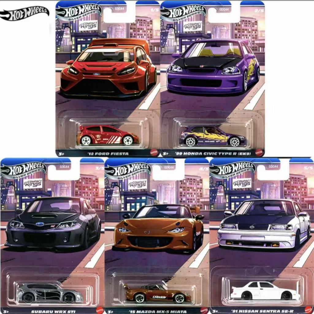 Hot Wheels 2026 Imported Silver Series Compact Kings - Cobra Toys - Hot Wheels - Xe mô hình tỉ lệ 1:
