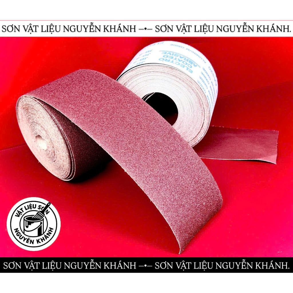 Giấy Nhám Cuộn Vải – Nhám Cuộn Chà Gỗ, Kim Loại, Tường, Sơn, Bả Matit