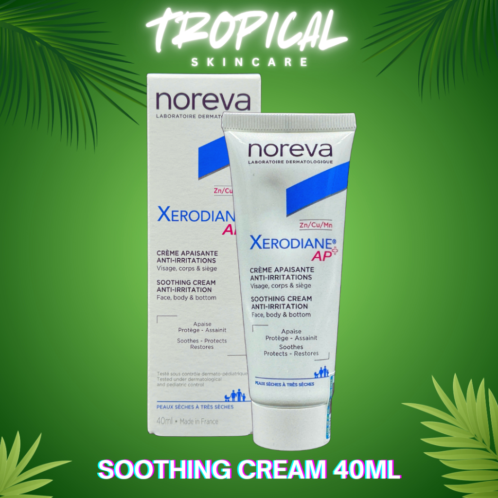 NOREVA l Kem dưỡng ẩm, giảm kích ứng tức thì cho da mặt và cơ thể Noreva Xerodiane AP+ Soothing Crea
