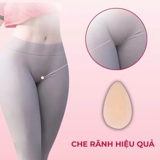 MISA UNDERWEAR * HỎA TỐC HN * Miếng dán silicon che vùng kín rãnh cô bé tàng hình chống lộ rãnh khi mặc bikini