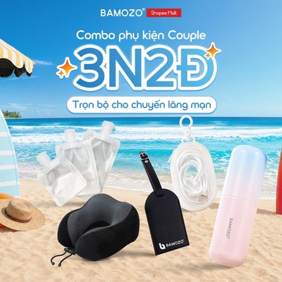 Combo Phụ Kiện Couple 3N2Đ – Trọn Bộ Cho Chuyến Lãng Mạn Bamozo_PK-C2