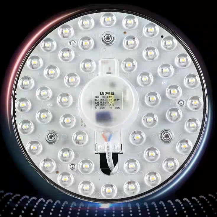 Vỉ Đèn Led Tròn Tích Hợp Nam Châm Có Thấu Kính 3 Chế Độ Sáng Điện 220V Dùng Thay Thế Mâm Ốp Trần, Đè