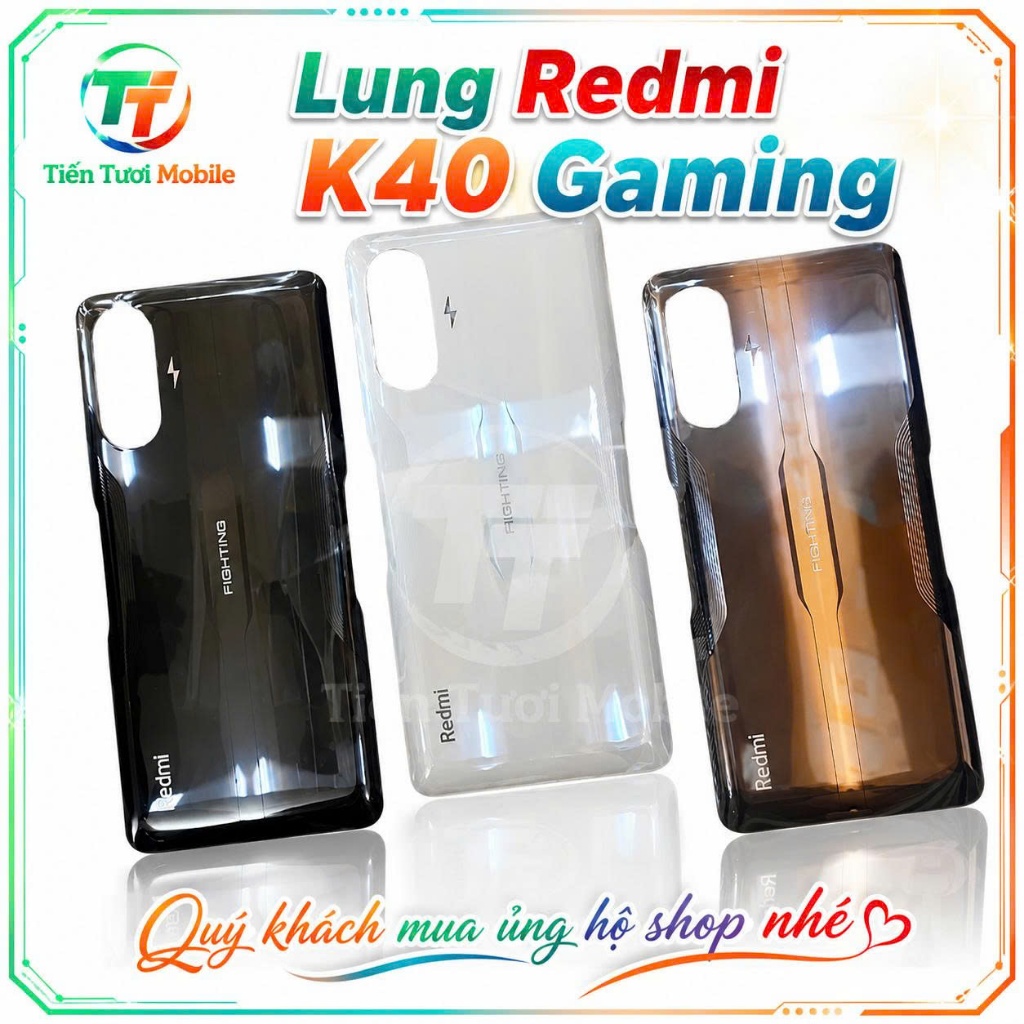 Lưng redmi k40 gaming,chất lượng