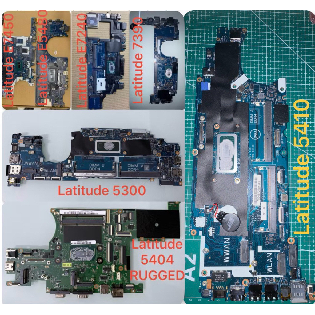 Main laptop latitude 5410 - 5480 - E5250 - 7380 -7390 -5300 - 5404 RUGGED - E7240 - E7440 - E7450