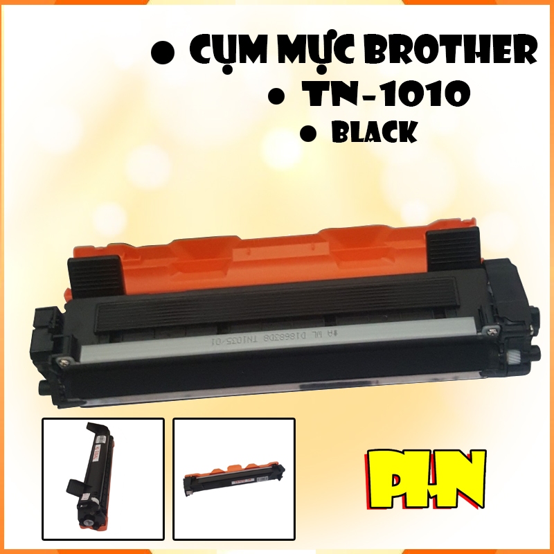 Cụm mực máy in Brother MFC 1916NW, 1916 mã TN1010/TN1111/TN1018 có sẵn mực in.