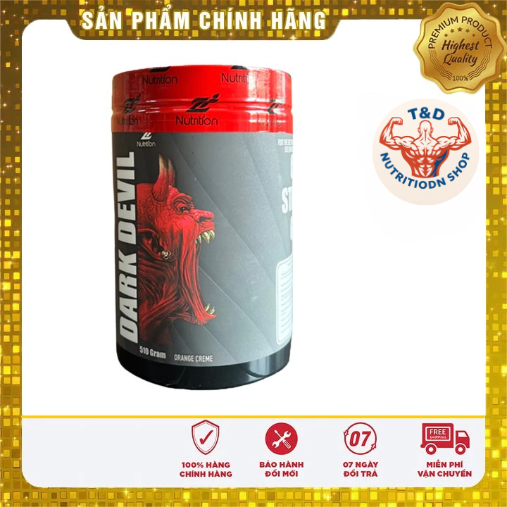 Thực Phẩm Tăng Sức Mạnh Dark Devil Pre Workout Z Nutrition 510g 30 Lần Dùng