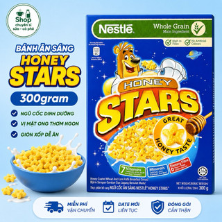 Bánh Ngũ Cốc Ăn Sáng Nestle Homney Star 300gr Thơm Ngon Vị Mật Ong (DATE MỚ)