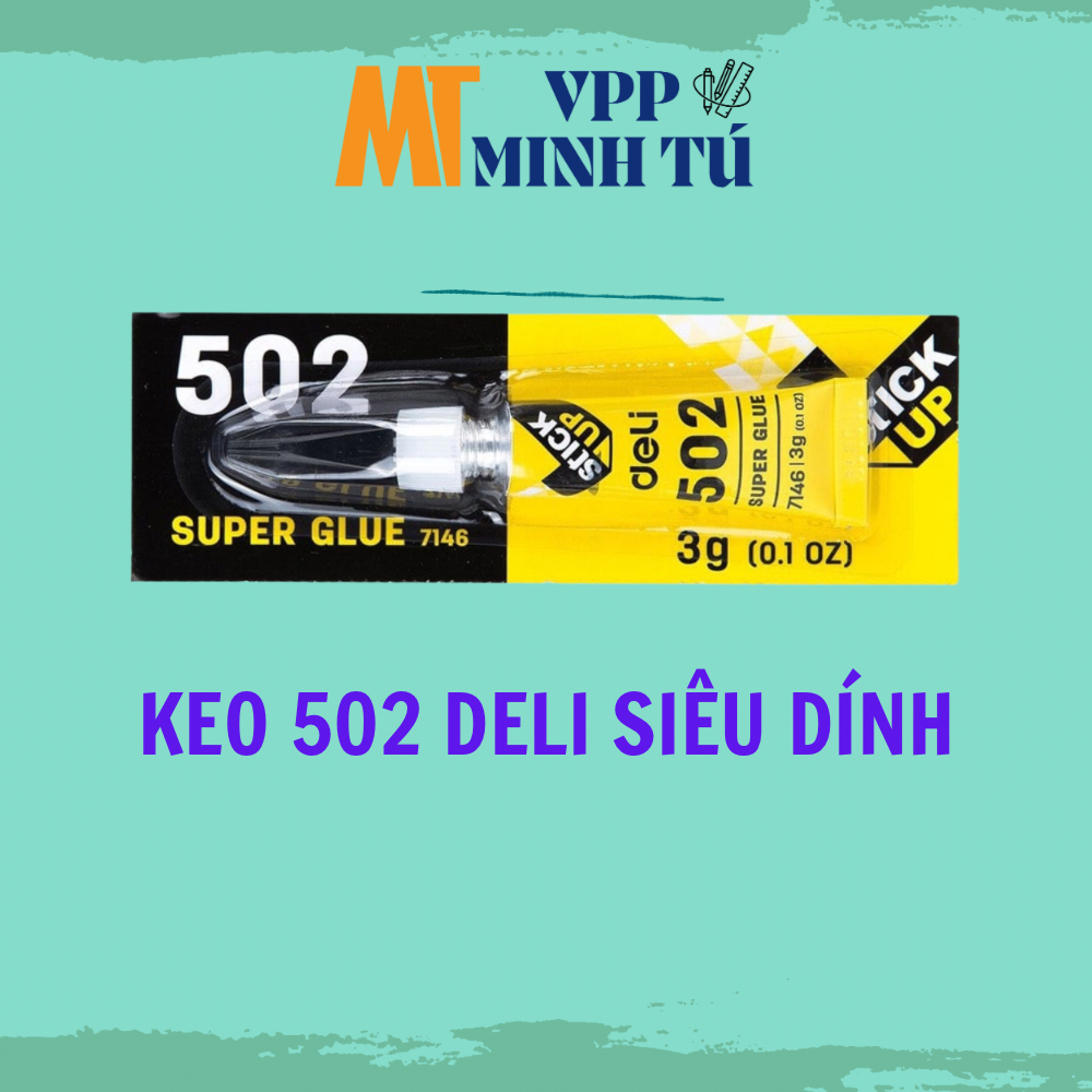 Keo 502 deli 3g siêu dính