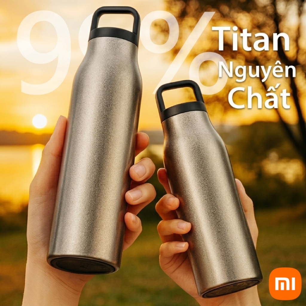 Bình Giữ Nhiệt Xiaomi Mijia Pure Titanium CUP G 450ml – Titan Nguyên Chất | BigBuy360 - bigbuy360.vn