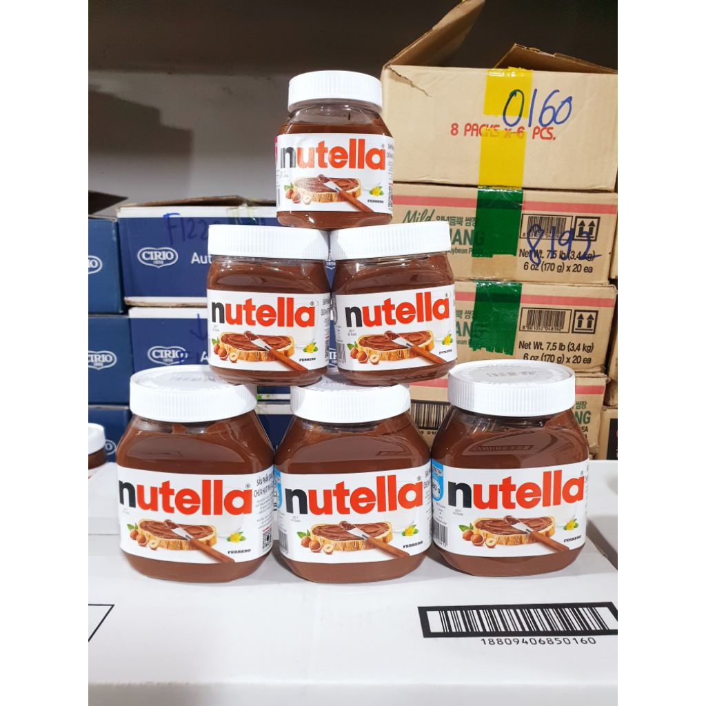 Bơ Hạt Phỉ NUTELLA Phết Cacao Hũ Nhựa 200g, 350g, 680g