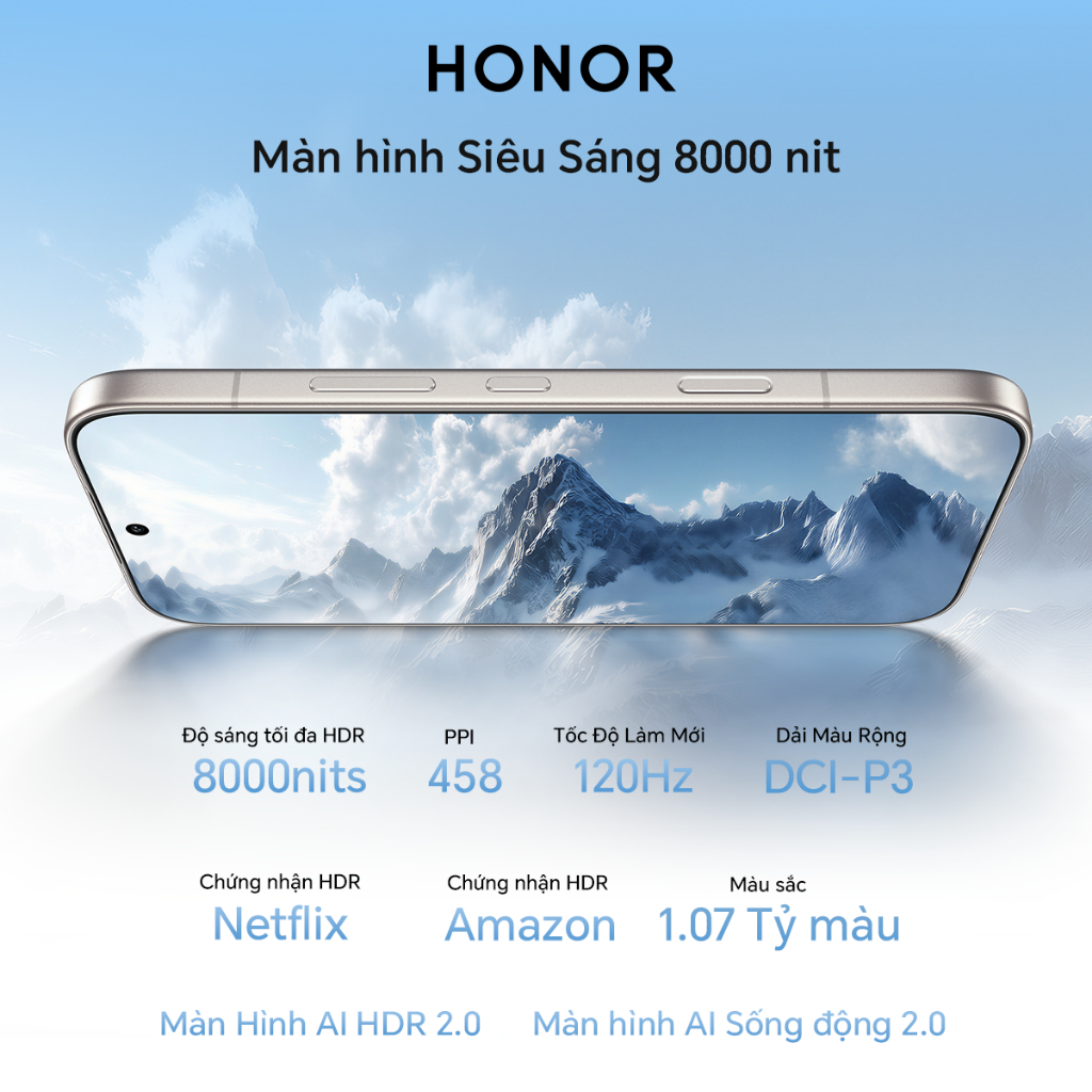 [ƯU ĐÃI MỞ BÁN] Điện Thoại HONOR 600 5G 8/12GB + 256GB | Chip Snapdragon 7 Gen 4 | AI Camera 200MP | BH 24 Tháng | BigBuy360 - bigbuy360.vn